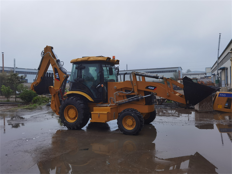 Cat 420f loader backohe on sale