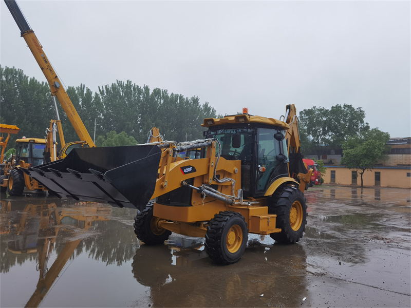 Cat 420f loader backohe on sale