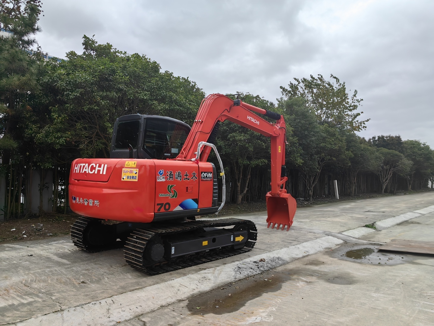 zx70 hitachi excavator