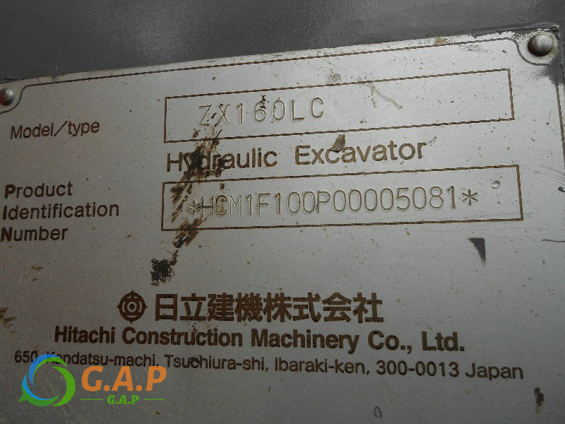 Hitachi zx160 Excavator